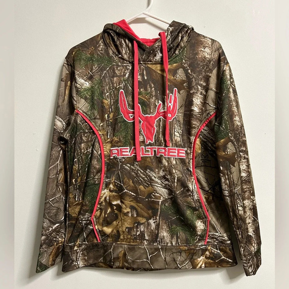 Real Tree Cottonwood Canyon Camo  Pink Hoodie - Picture 1 of 3